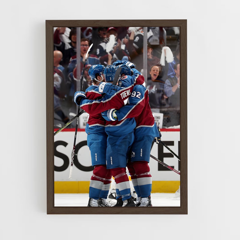 Poster Avalanche en Fête – affiche Hockey sur glace (vue 5)